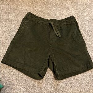 Size M Original Use Dark Green Corduroy Shorts